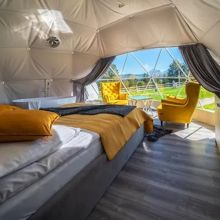 Mountain Glamp & Jacuzzi Luxury tent Zakopane